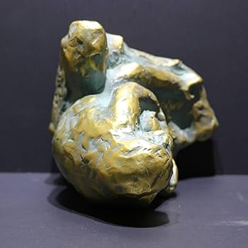 Amazon.co.jp: 【申】北村西望ブロンズ像置物「慈愛」1980年干支